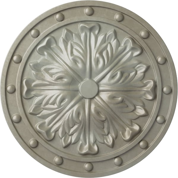 Ekena Millwork Foster Acanthus Leaf Ceiling Medallion (Fits Canopies up to 2 1/4"), 20 1/2"OD x 1 1/2"P, Flash Gold CM20FOFLS - main